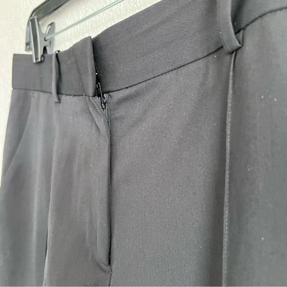 Everlane Wool Pleat Black Pant - Picture 4 of 15